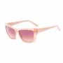 GUESS Sieviešu saulesbrilles GU00098-5557F Havana Acetāta Kvadrātveida Rāmis Brūnas Gradienta Lēcas 55/14/135 mm