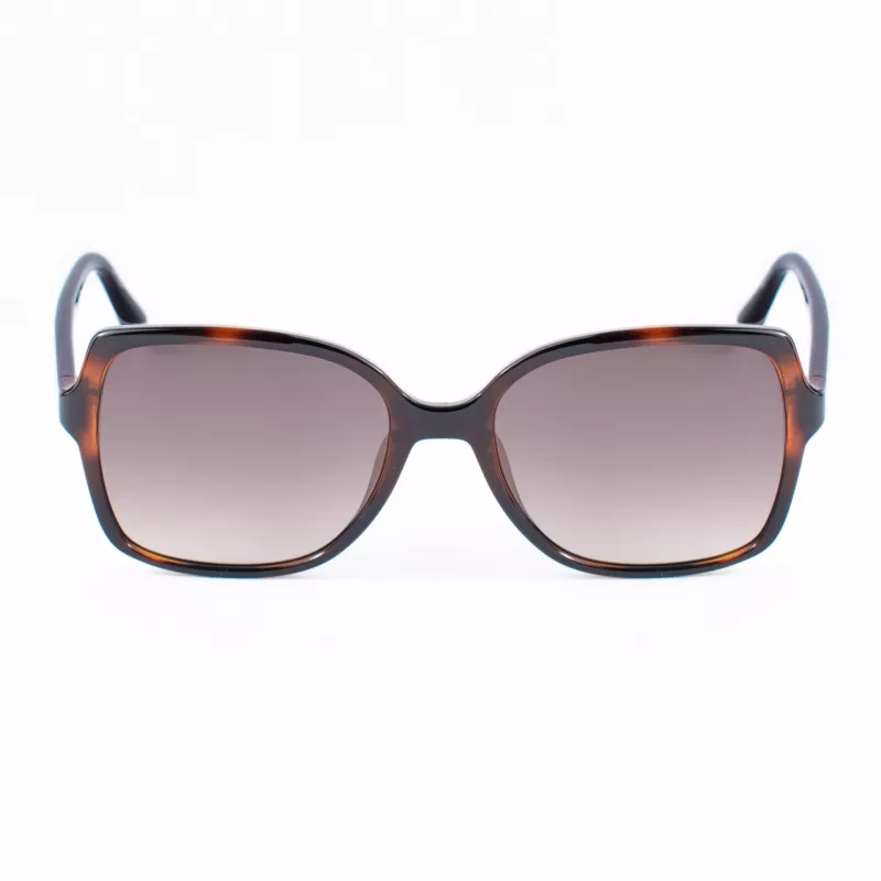 GUESS Sieviešu saulesbrilles GU00100-5552F Brūna Havana Kvadrātveida Acetāts 55mm