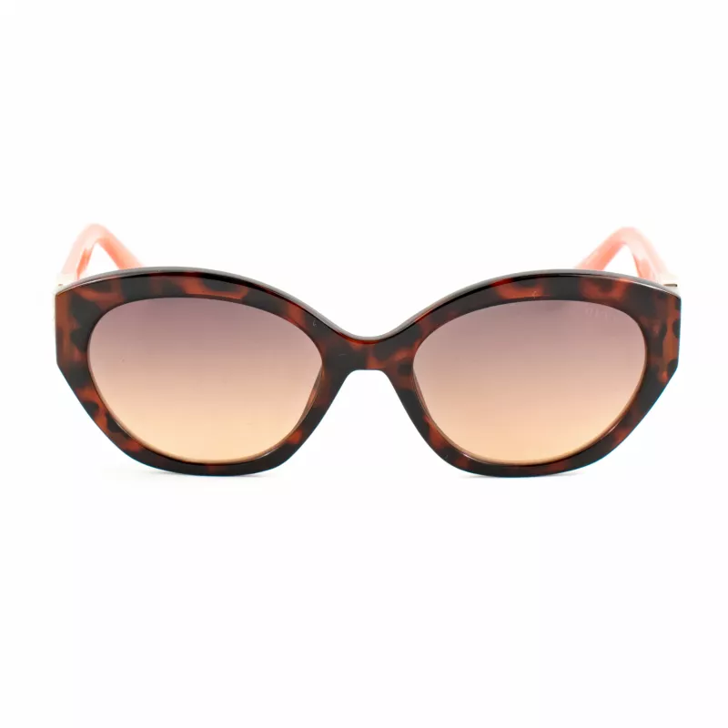 GUESS Sieviešu saulesbrilles GU00104-5652F Havana Acetāta Kvadrātveida Rāmis Brūni Gradienta Lēcas 56/19/140 mm