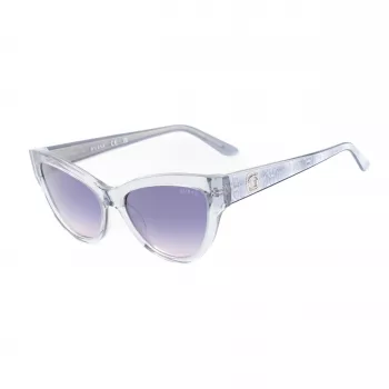 GUESS Sieviešu saulesbrilles GU00112-5620B Havana Acetāta Kvadrātveida Rāmis Brūnas Gradienta Lēcas 56/17/140 mm