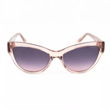GUESS Sieviešu saulesbrilles GU00112-5657Z Havana Bruņurupuča Acetāta Kvadrātveida Rāmis 56mm