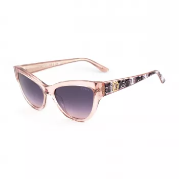 GUESS Sieviešu saulesbrilles GU00112-5657Z Havana Bruņurupuča Acetāta Kvadrātveida Rāmis 56mm
