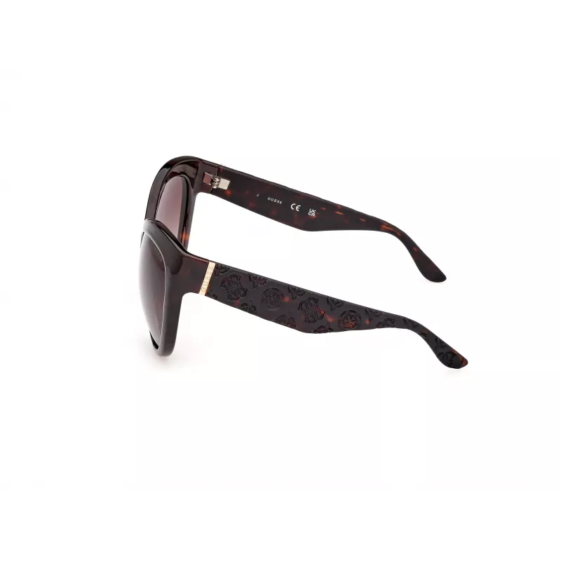 GUESS Sieviešu saulesbrilles GU00130-6152F - Spīdīgs melns rāmis, gradienta dūmu lēcas