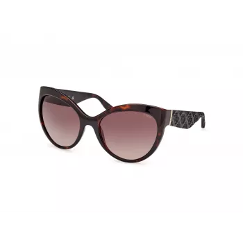 GUESS Sieviešu saulesbrilles GU00130-6152F - Spīdīgs melns rāmis, gradienta dūmu lēcas