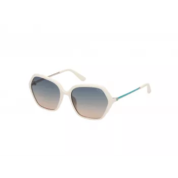 GUESS Sieviešu saulesbrilles GU00134-5521P Kvadrātveida Acetāta Polarizētas UV400