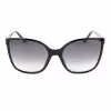 GUESS Sieviešu Saulesbrilles GU00144-6001B Oversized Square Shiny Black Grey Gradient UV400