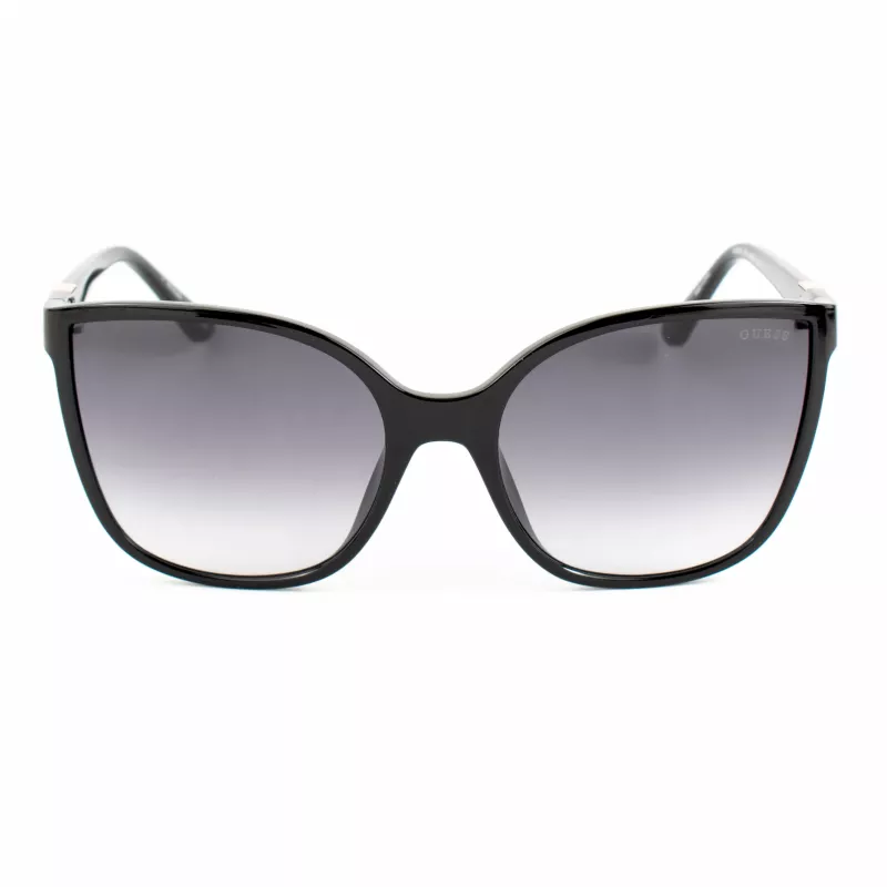 GUESS Sieviešu Saulesbrilles GU00144-6001B Oversized Square Shiny Black Grey Gradient UV400