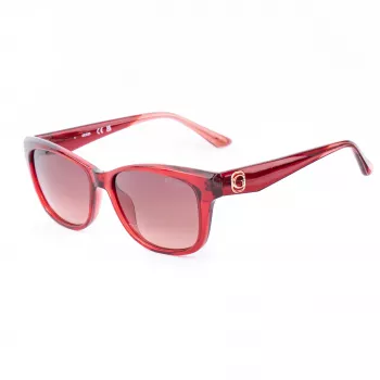 GUESS Sieviešu saulesbrilles GU00145-5466F - Acetāta rāmis, UV400 aizsardzība, 54 mm lēcas