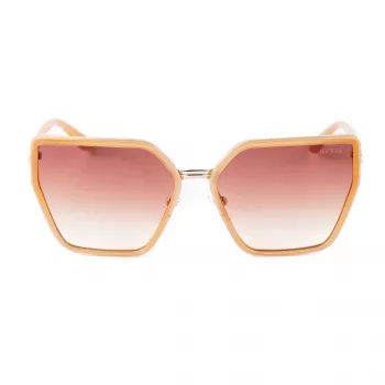 GUESS Sieviešu saulesbrilles GU00146-5957F Oversized Square Havana Brūnas gradienta lēcas 59mm