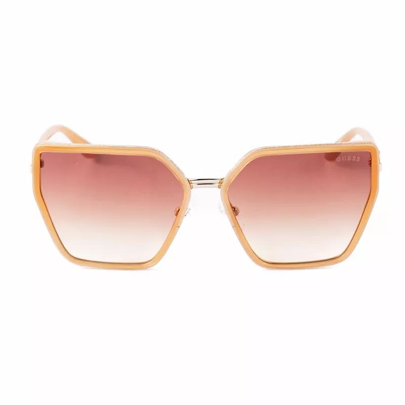 GUESS Sieviešu saulesbrilles GU00146-5957F Oversized Square Havana Brūnas gradienta lēcas 59mm