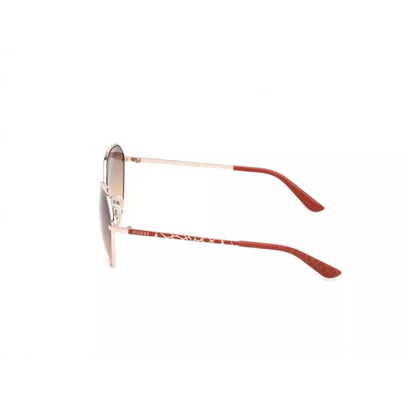 GUESS Sieviešu saulesbrilles GU00148-6032F Brūna Havana Lielizmēra Acetāta Rāmis ar Brūniem Gradienta Lēcām