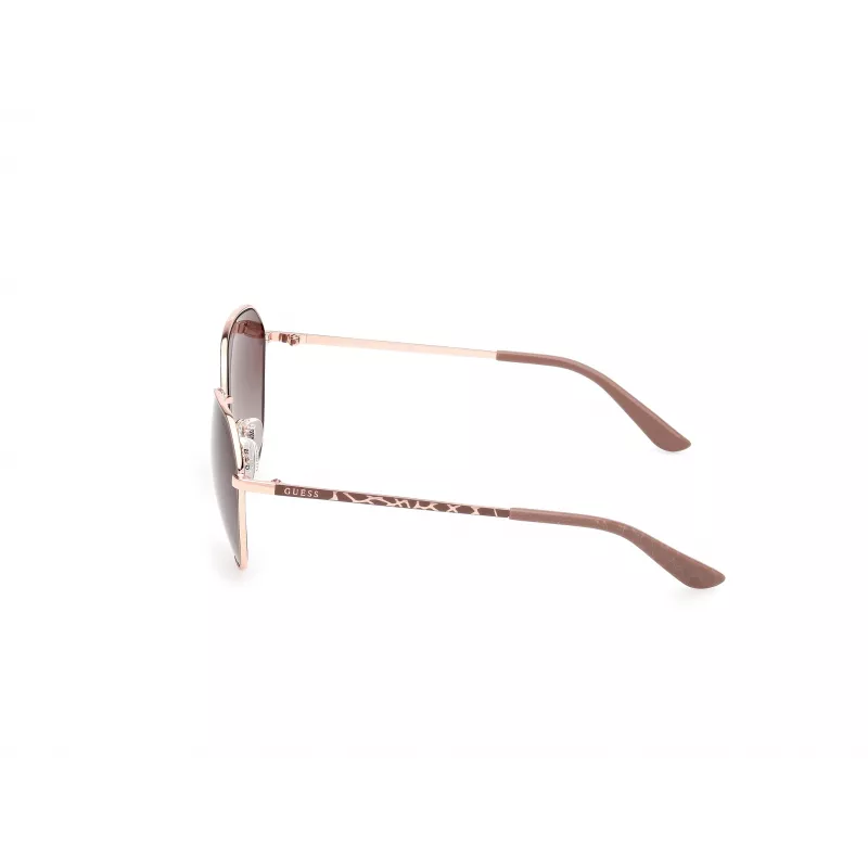 GUESS Sieviešu saulesbrilles GU00148-6058F - Spīdīgs melns rāmis, dūmu gradienta lēcas, 60 mm