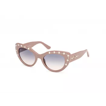 GUESS Sieviešu Saulesbrilles GU00163-5457W Brūna Havana Gradienta 54mm