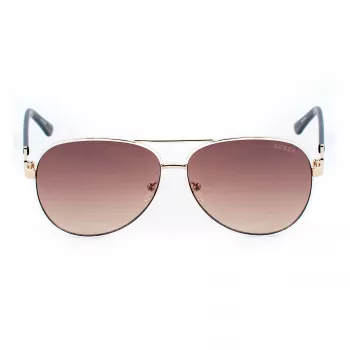 GUESS Sieviešu Saulesbrilles GU00173-6021F Spīdīgi Melnas Dūmu Gradienta 60mm