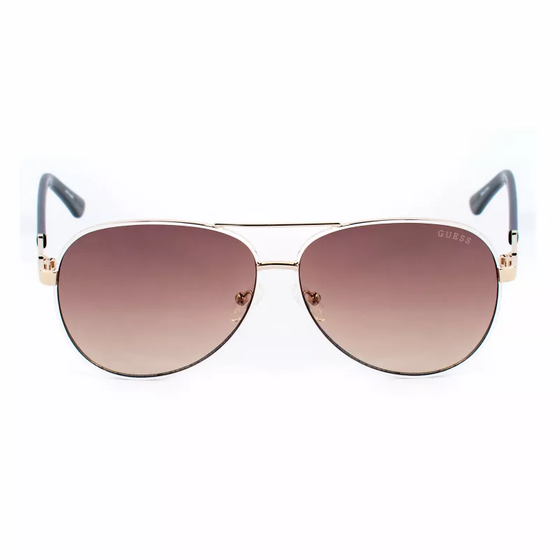 GUESS Sieviešu Saulesbrilles GU00173-6021F Spīdīgi Melnas Dūmu Gradienta 60mm