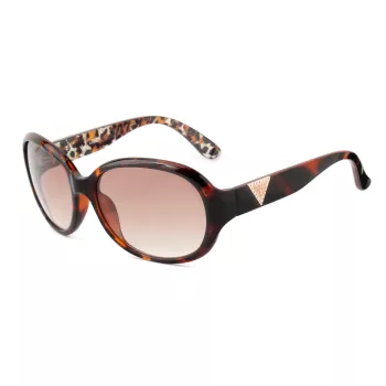 GUESS Sieviešu saulesbrilles GU7246SDTO34 Tumši bruņurupuča tauriņa/kaķa acs 59mm