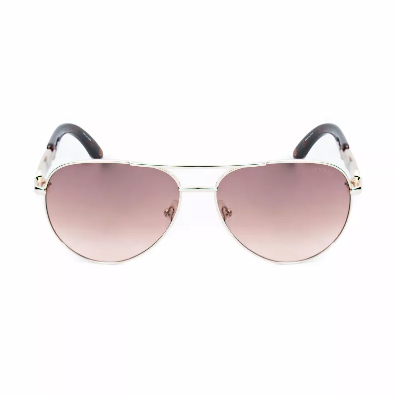 GUESS Sieviešu saulesbrilles GU7295-6032W Brūna Havana Lielizmēra Kvadrātveida