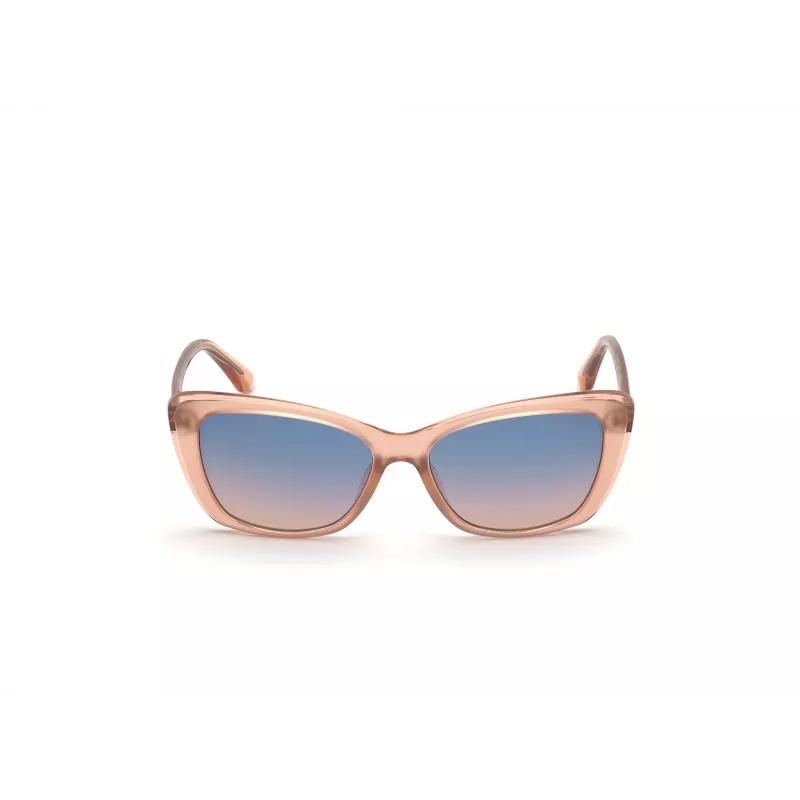 GUESS Sieviešu saulesbrilles GU7774-5574W Brūna Havana Kvadrātveida rāmis 55mm