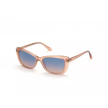 GUESS Sieviešu saulesbrilles GU7774-5574W Brūna Havana Kvadrātveida rāmis 55mm