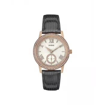 GUESS Sieviešu pulkstenis W0642L3 39mm Roze zelta nerūsējošais tērauds
