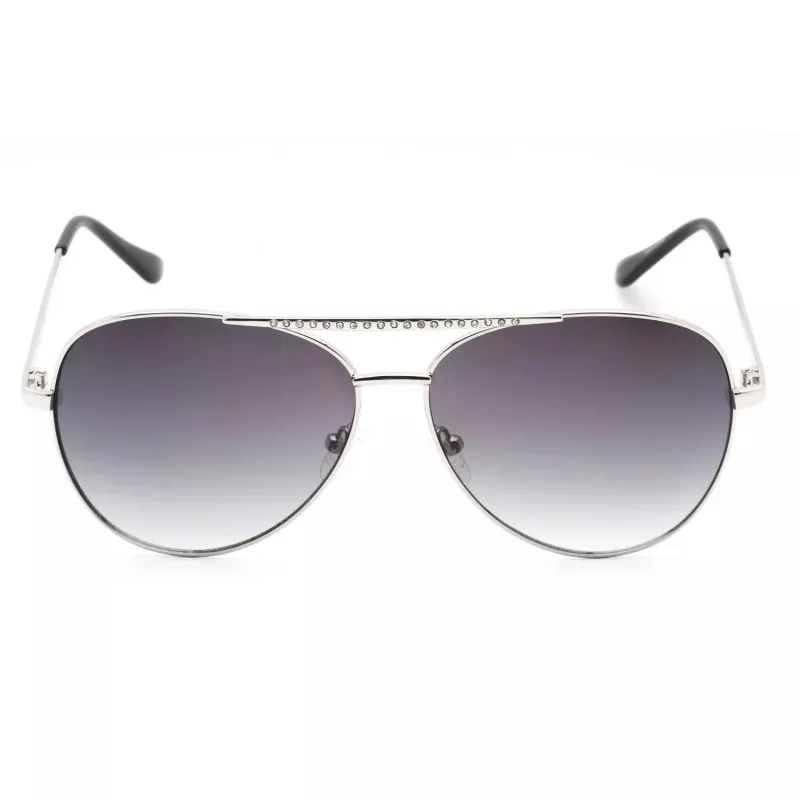 GUESS Sieviešu saulesbrilles GF0399-01B Melns Plastmasas rāmis Pelēkas Polikarbonāta lēcas 62mm