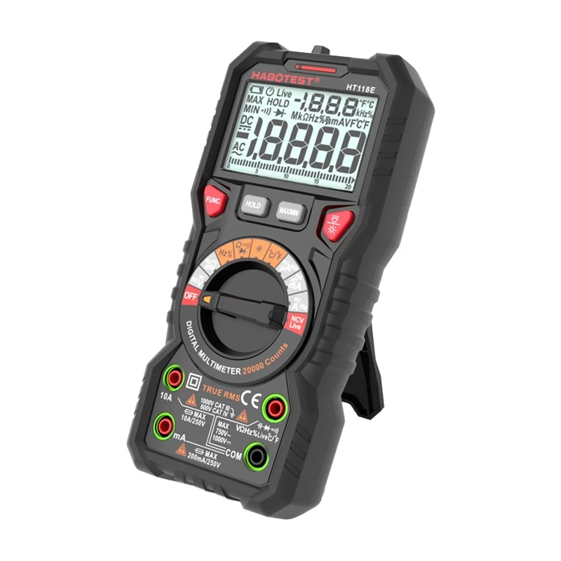 Habotest HT118E Universāls digitālais multimetrs True RMS NCV
