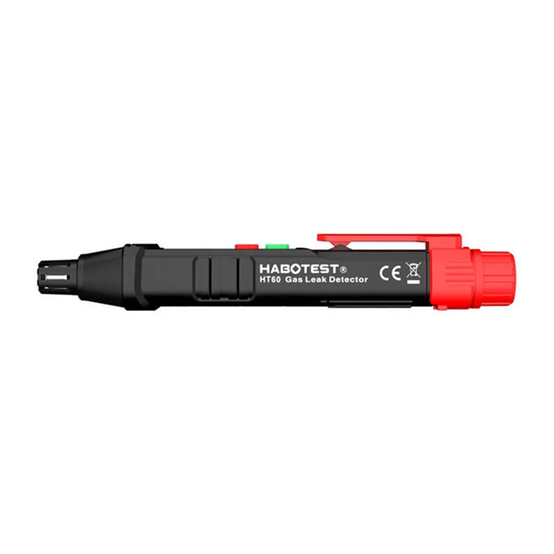 HABOTEST HT60 Gāzes noplūdes detektors ar elastīgu zondi, LCD displeju, skaņas un vizuālu signalizāciju