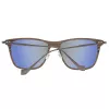 Hackett London HSB86311255 Vīriešu saulesbrilles - Spīdīgs melns rāmis, pelēkas lēcas, 55 mm