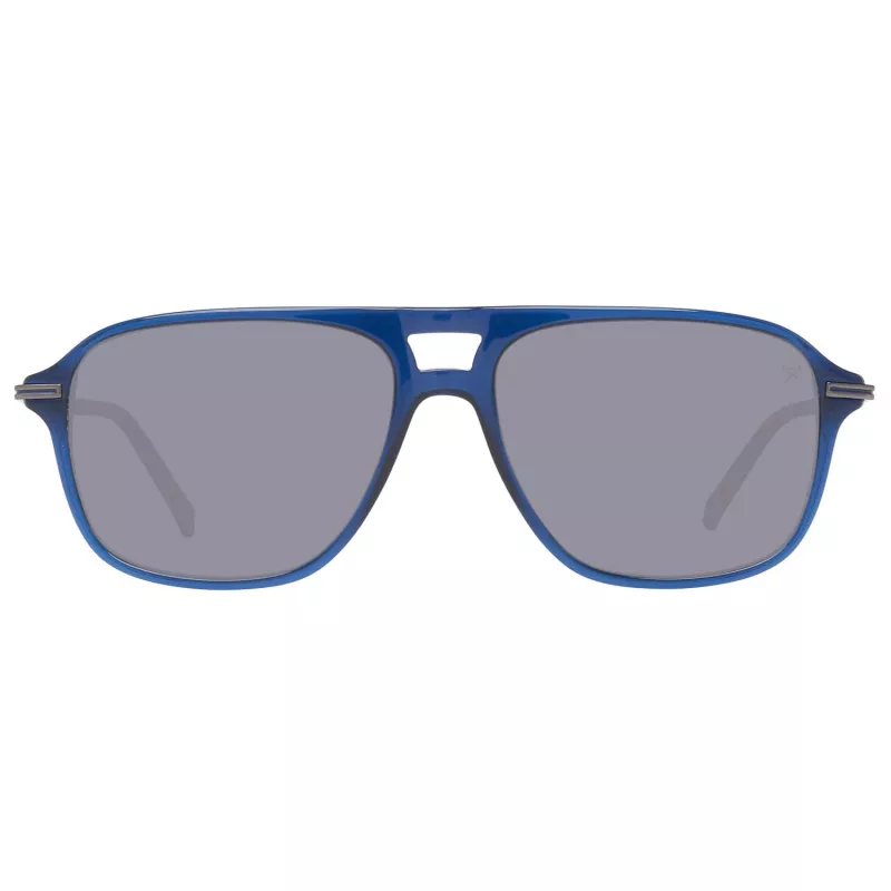HACKETT MAN HSB86568356 Saulesbrilles 56/16/140 mm Melns Acetāta Rāmis Pelēka Polikarbonāta Lēca UV400