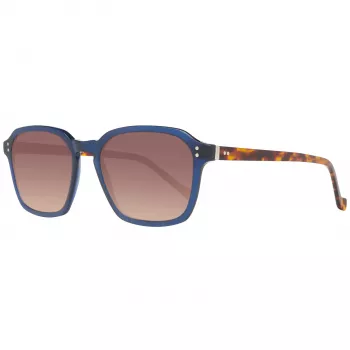 Hackett Man HSB86668352 Saulesbrilles - Taisnstūra Acetāta Rāmis - 52/18/145 mm - UV400