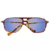 HACKETT MAN SAULES BRILLES HSB86512756 - Havanas acetāta taisnstūra rāmis ar brūniem gradienta stikliem - 56/16/140 mm