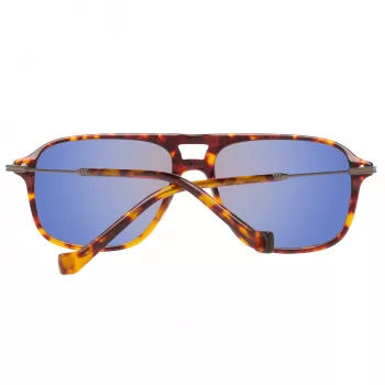 HACKETT MAN SAULES BRILLES HSB86512756 - Havanas acetāta taisnstūra rāmis ar brūniem gradienta stikliem - 56/16/140 mm