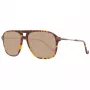 HACKETT MAN SAULES BRILLES HSB86512756 - Havanas acetāta taisnstūra rāmis ar brūniem gradienta stikliem - 56/16/140 mm