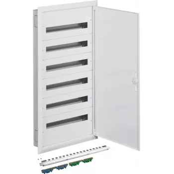 HAGER FW624FT Iegremdējamais sadales panelis ar PE/N spailēm 6R/144M (6x24) IP40