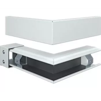 HAGER FWKP6006039016 Ārējais stūris FWK-Plus 60x60mm Traffic White RAL 9016