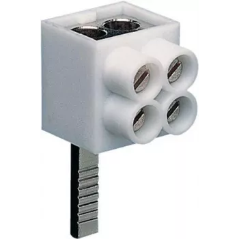 Hager KF82A 1-polārais savienojuma terminālis, kontaktsavienojums, 2x16 mm², pelēks