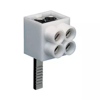 Hager KF82A 1-polārais savienojuma terminālis, kontaktsavienojums, 2x16 mm², pelēks