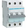 Hager MBN313 13A 3-polārais B-raksturlīknes miniatūrais automātslēdzis, 6kA, 3 moduļi