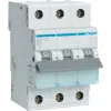 Hager MBN325 3-polige 25 A B-raksturlīknes miniatūrais automātslēdzis, 6 kA, 3 moduļi