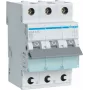 Hager MCS340 40A 3-polais C-raksturlīknes automātiskais slēdzis, 6kA, 3 moduļi