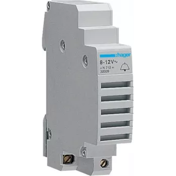 Hager SU212 DIN sliedes zvans 8-12V AC 0.33A 1 modulis