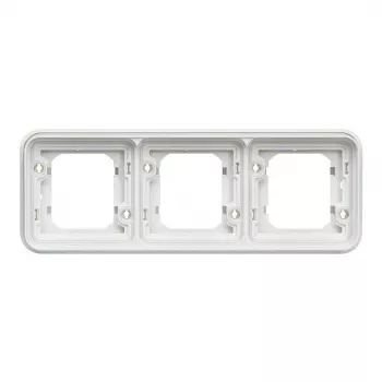 Hager WNA401B Berker W.1 1-vietīgs padziļināts rāmis, IP55, polāri balts