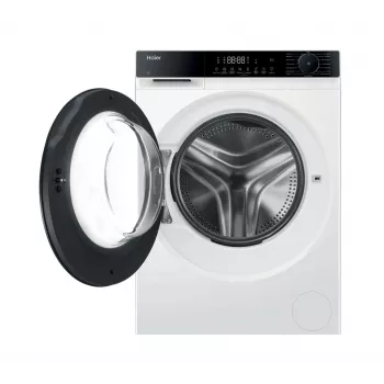 Haier X5 HW80-BP14357ETUPL 8 kg 1400 apgr./min priekšējās ielādes veļas mašīna ar Wi-Fi, tvaiku, invertora motoru - balta