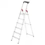 HAILO L60 StandardLine alumīnija saliekamās kāpnes, 6 pakāpieni, 150 kg, EN 131