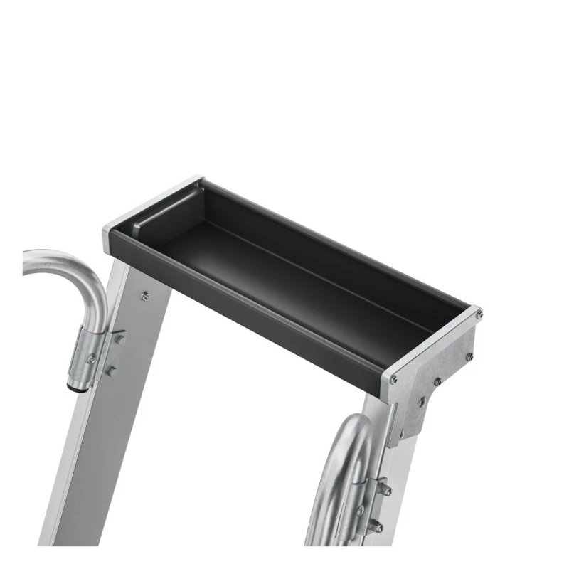 HAILO Master P80 alumīnija mobilās platformas kāpnes, 5 pakāpieni, 150 kg, EN 131