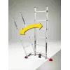 HAILO ProfiLOT kombinētās kāpnes S100, alumīnija, 3x12 pakāpieni, 150 kg, EN 131 Professional