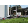 HAILO ProfiLOT kombinētās kāpnes S100, alumīnija, 3x12 pakāpieni, 150 kg, EN 131 Professional