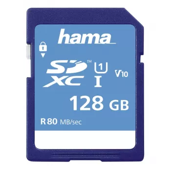 Hama 128 GB SDXC UHS-I Class 10 atmiņas karte 00213111