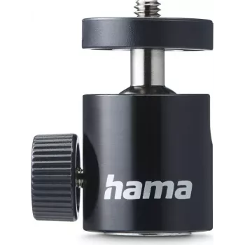Hama lodveida galva trijiem, 50 mm augstums, 1/4 collu vītne, Ø 30 mm, melna 00005001