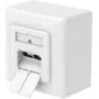 Hama CAT-6a tīkla kontaktligzda, 2 portu RJ45, 10 Gbit/s, ekranēta, virsmas/iegremdēta montāža, balta 00200774